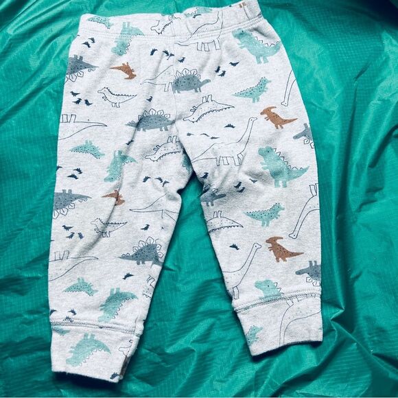 Dinosaur & Woodland Animals sweatpants size 12m two pairs - Picture 4 of 5